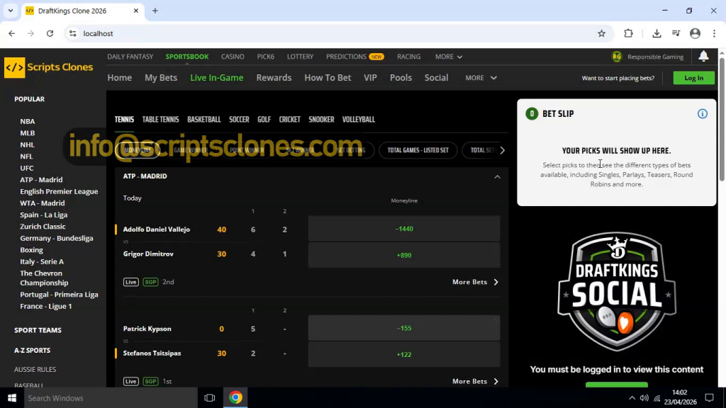 DraftKings Clone Script - Scripts Clones